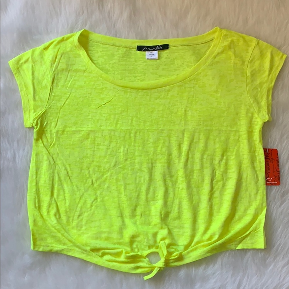 Neon Yellow Top